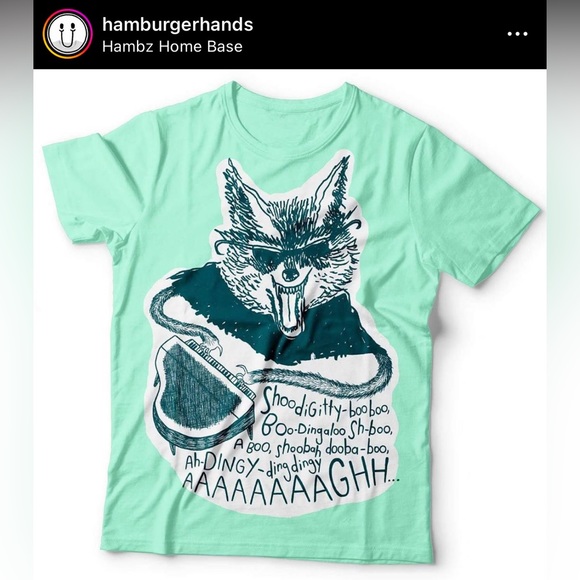 Jazz Dog Tee by Artist Hamburger Hands - Picture 7 of 7